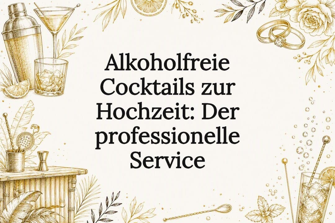 Alkoholfreie Cocktails zur Hochzeit: Der professionelle Service