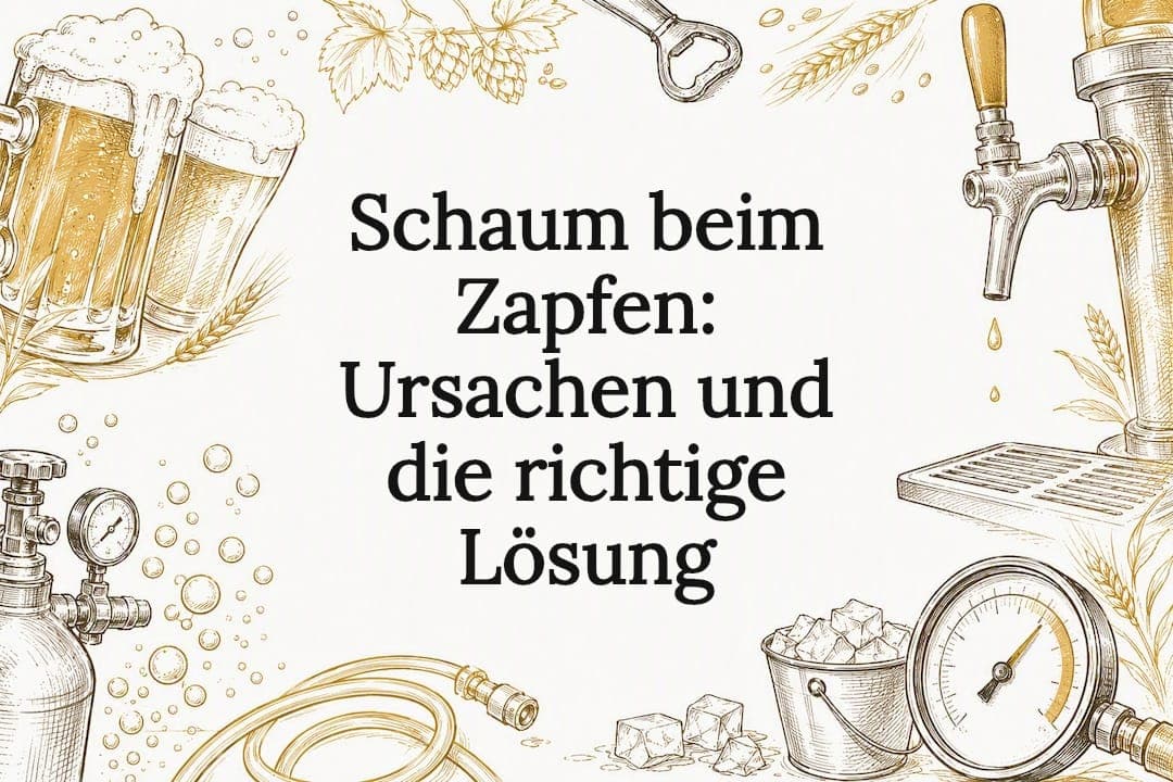 Schaum beim Zapfen: Ursachen und die richtige Lösung