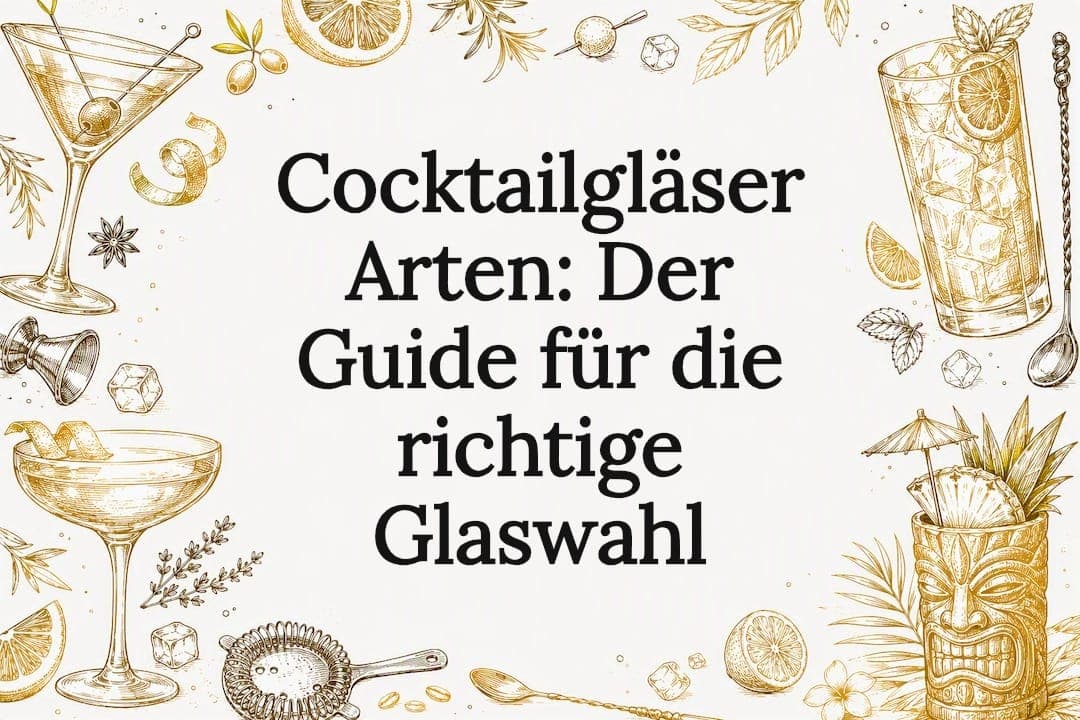 Cocktailgläser Arten: Der Guide für die richtige Glaswahl