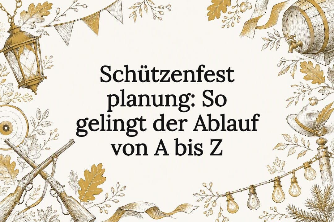 Schützenfest planung: So gelingt der Ablauf von A bis Z