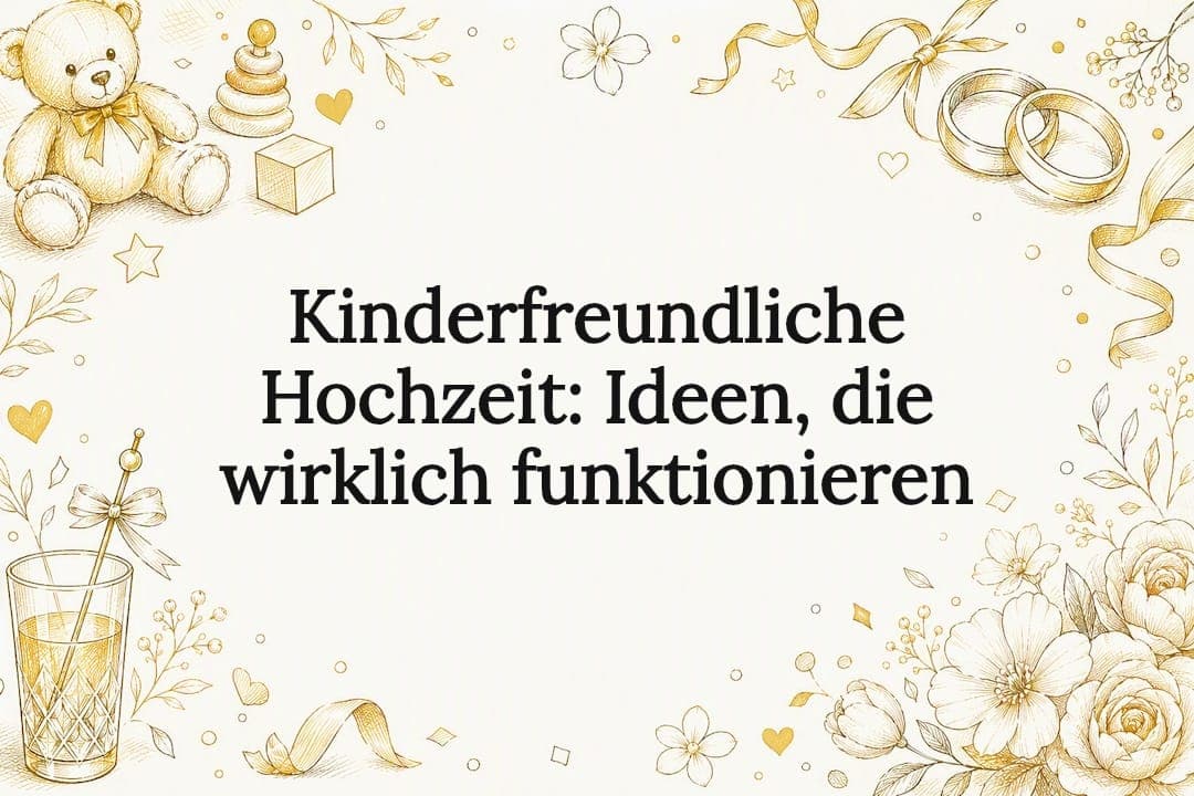 Kinderfreundliche Hochzeit: Ideen, die wirklich funktionieren