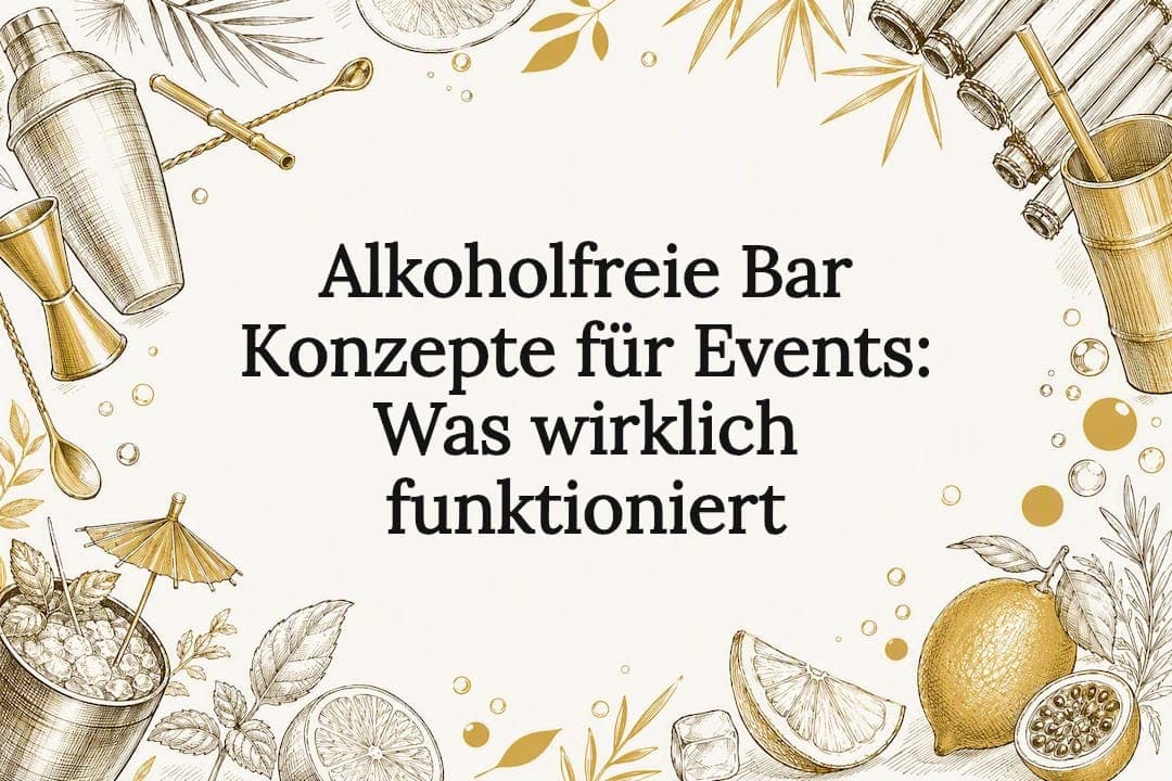 Alkoholfreie Bar Konzepte für Events: Was wirklich funktioniert