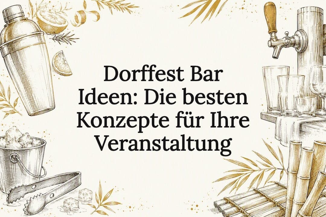 Dorffest Bar Ideen: Die besten Konzepte für Ihre Veranstaltung