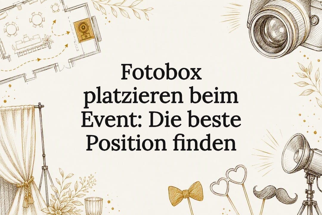 Fotobox platzieren beim Event: Die beste Position finden
