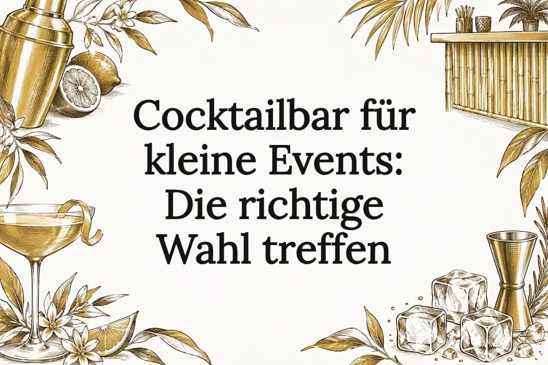 Cocktailbar für kleine Events: Die richtige Wahl treffen