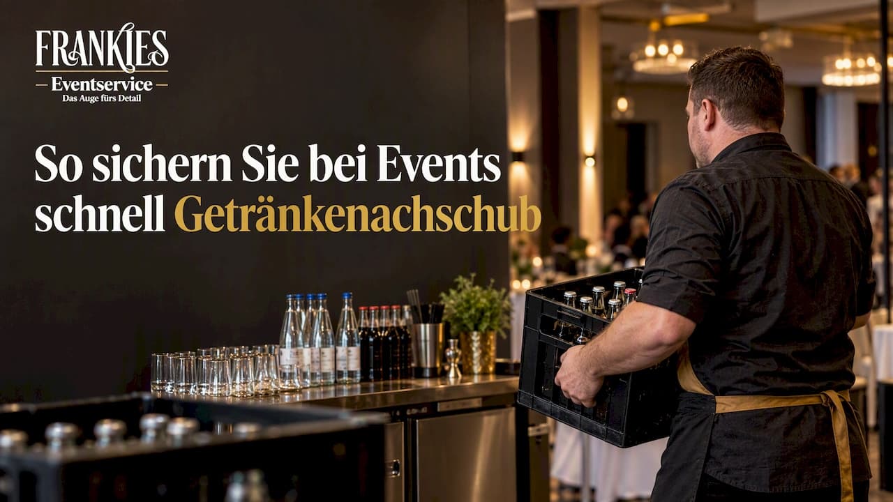 Getränkenachbestellung Event: So sichern Sie schnell Nachschub