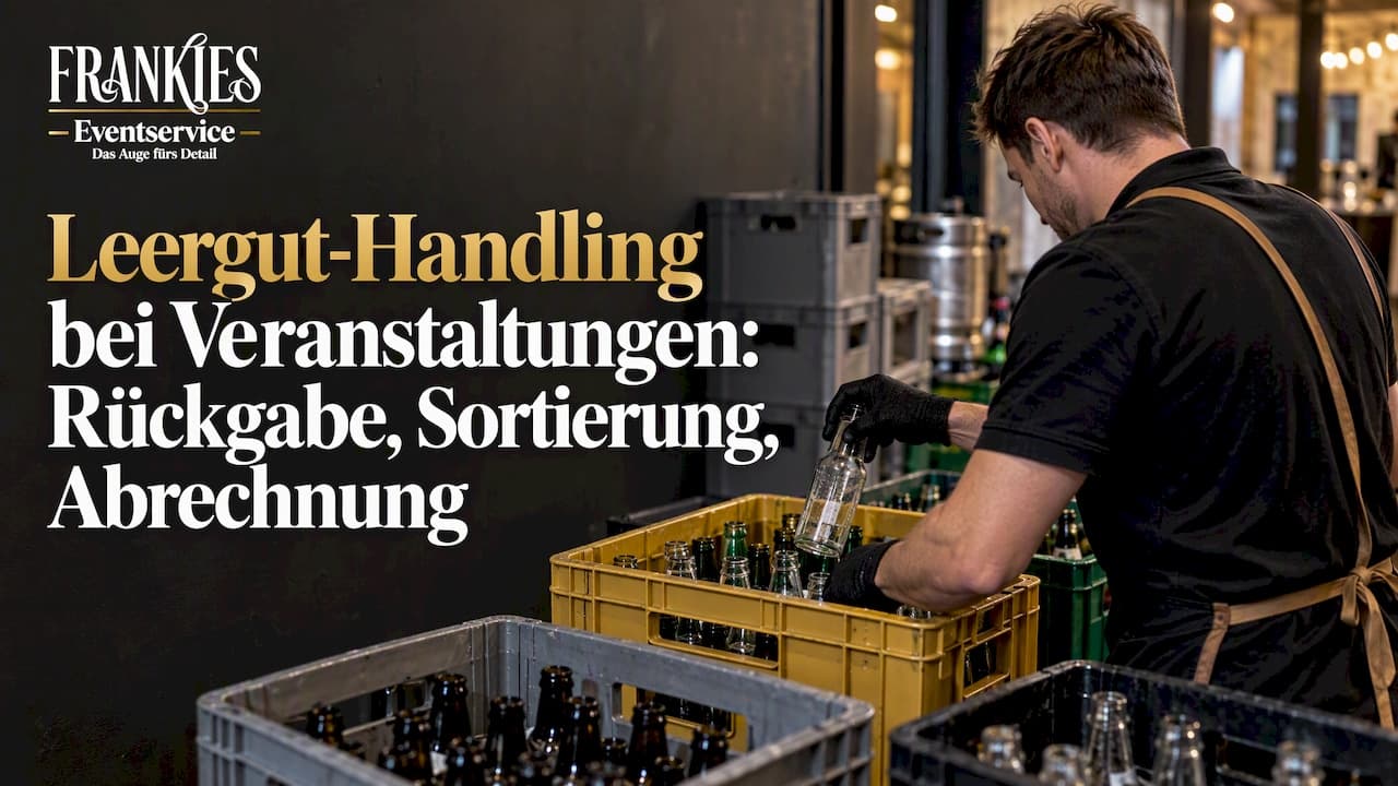 Leergut-Handling bei Veranstaltungen: Rückgabe, Sortierung, Abrechnung