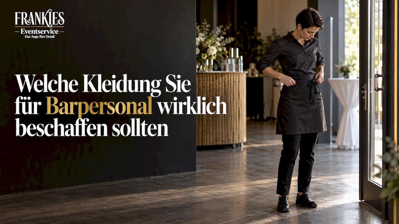 Servicepersonal Bar Kleidung: Was Sie wirklich beschaffen sollten