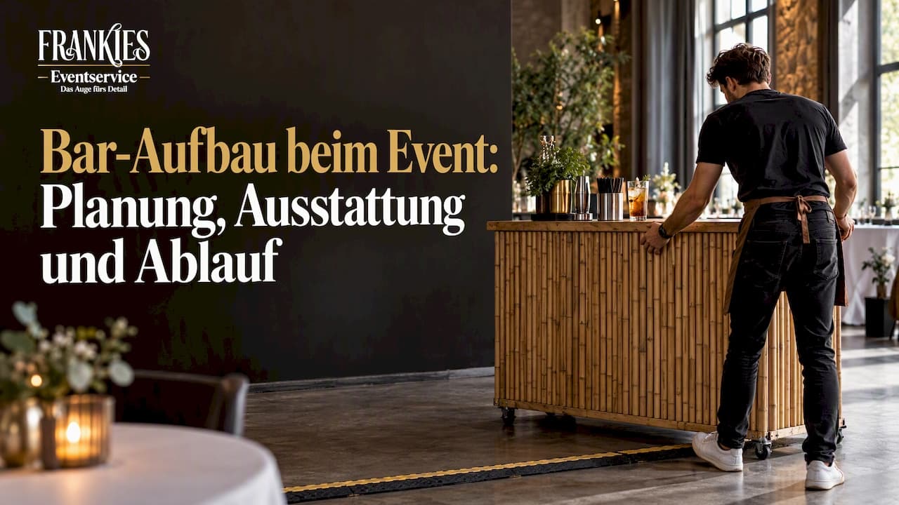Bar-Aufbau beim Event: Planung, Ausstattung und Ablauf