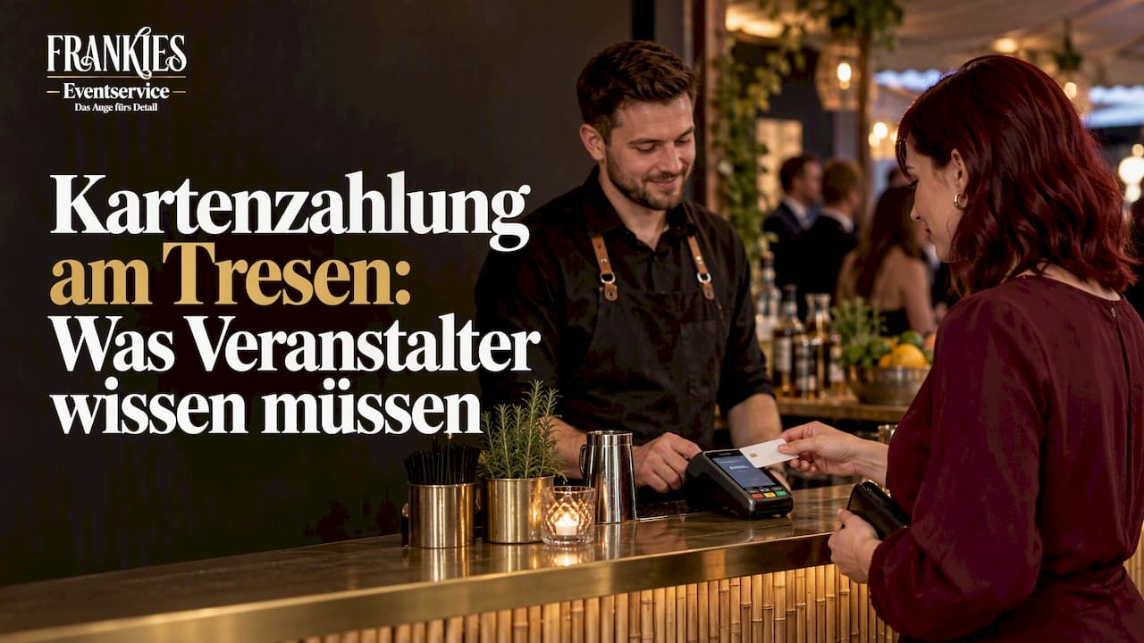 Kartenzahlung am Tresen: Was Veranstalter wissen müssen